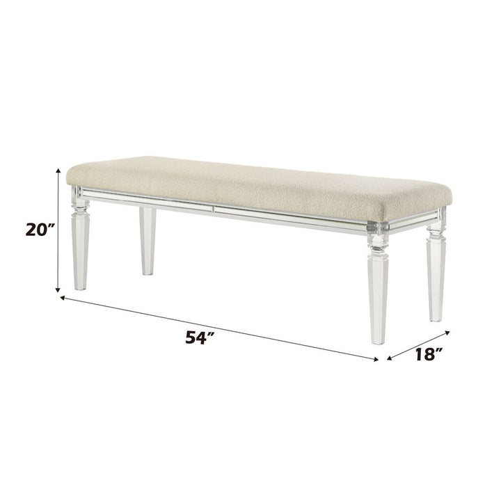 Tarian Bench – dimensions diagram