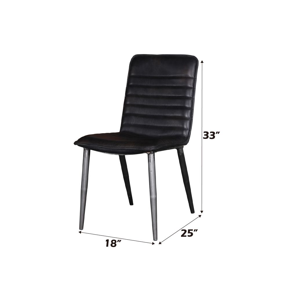 Hosmer Side Chair (Set-2) – dimensions diagram