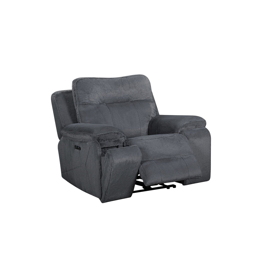 Teddy Recliner W/pwr Hr & Fr-Gray