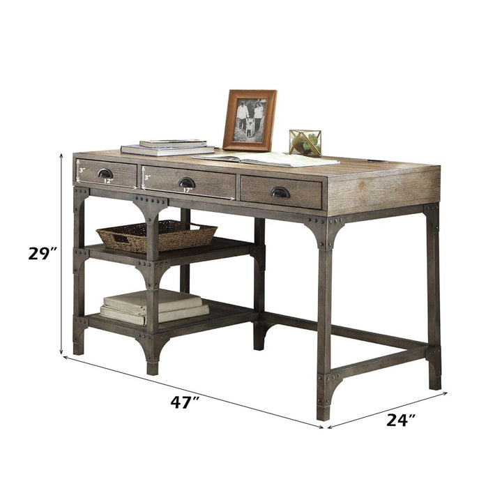 Gorden Writing Desk – dimensions diagram