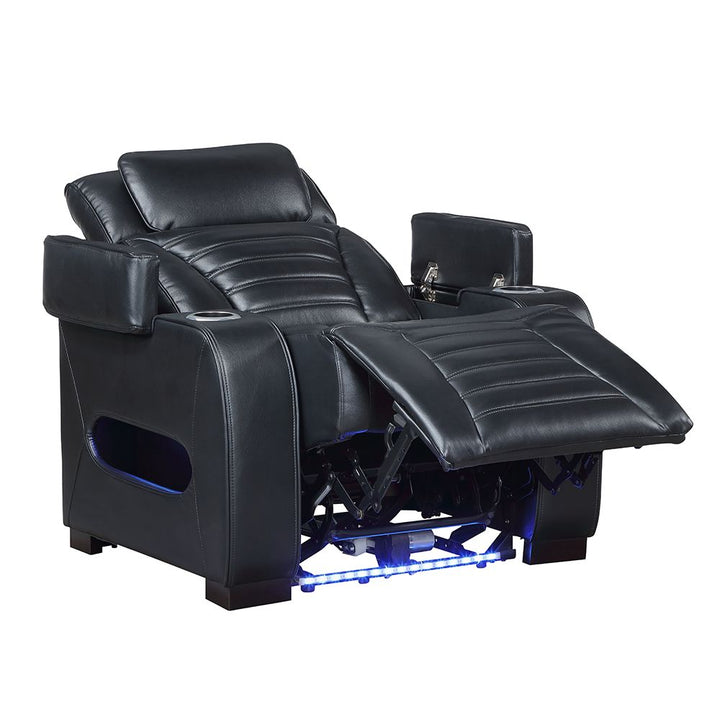 Ephron Power Motion Recliner W/Power Headrest &amp; LED – view 3