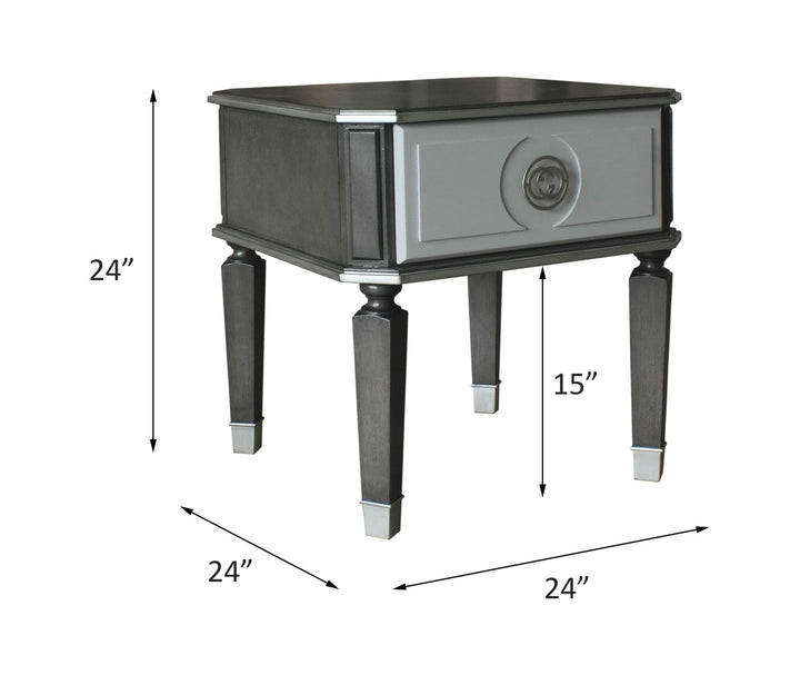 House Beatrice End Table – line drawing