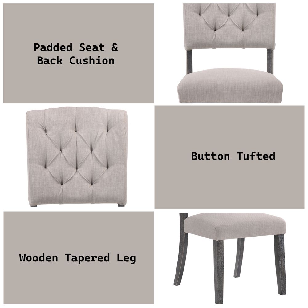 Bernard Side Chair (Set-2) – features callout