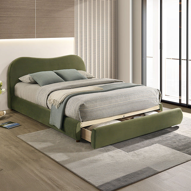 Grimsby Bed, Olive Green - view 2