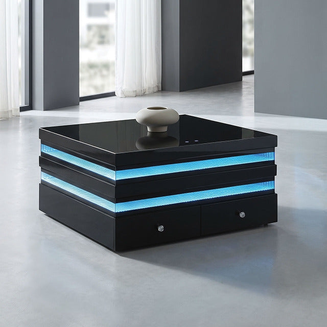 Maloy Square Cocktail Table W/ Drawers - view 4