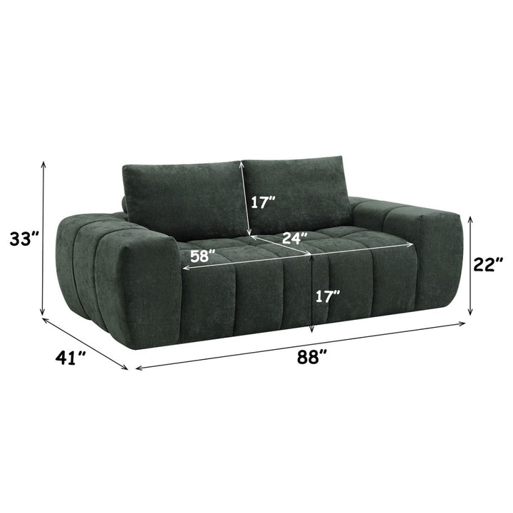 Medwin Compressed Sofa – dimensions diagram
