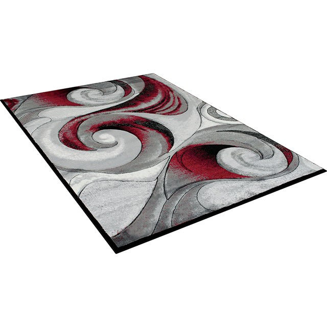 Niksar Area Rug, Red - view 3