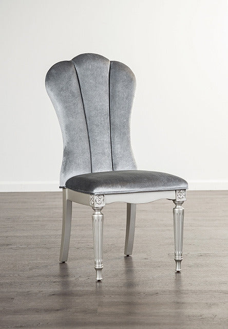 Melodi Parc Side Chair, Silver/Light Gray - view 2