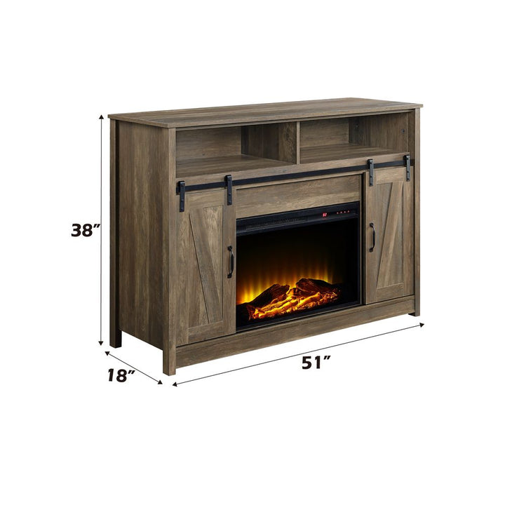 Tobias Fireplace – dimensions diagram
