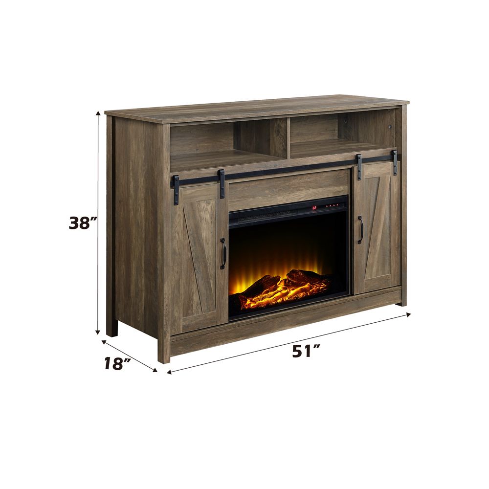 Tobias Fireplace – dimensions diagram