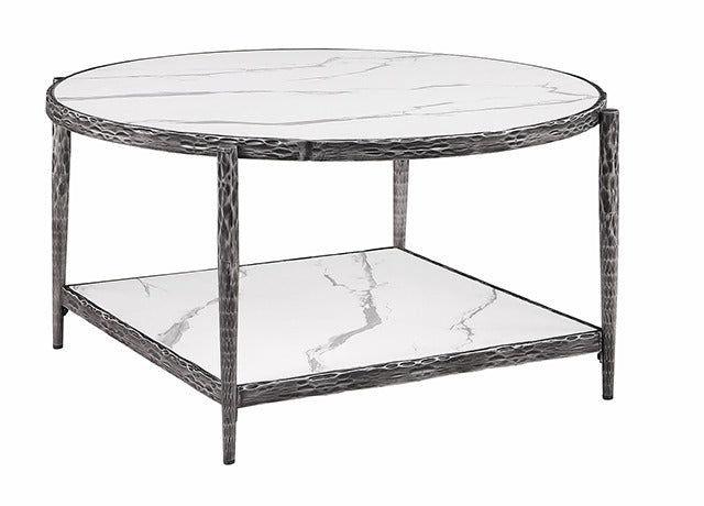 Kerna Coffee Table, Gunmetal