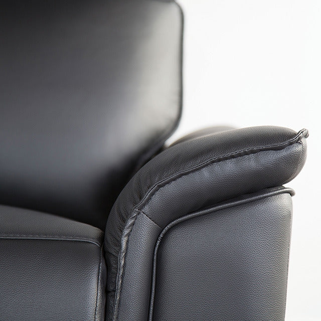 Bienne Sofa Manual Recliner, Black - view 4