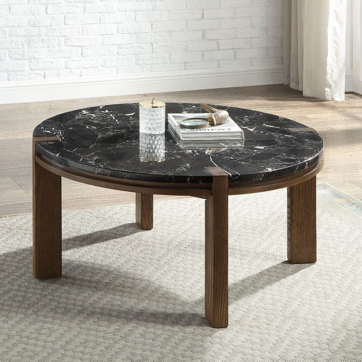 Estella Coffee Table with Marble Top