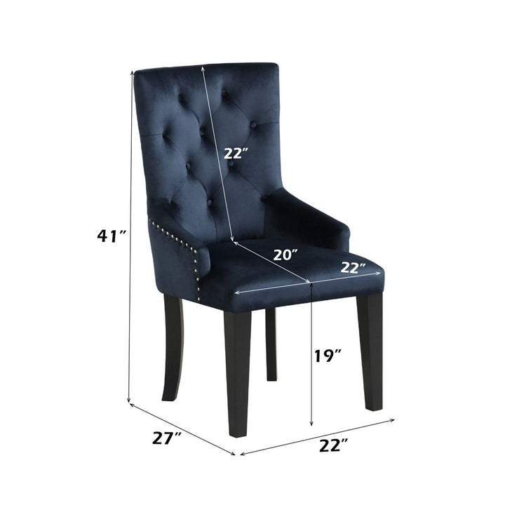 Varian II Side Chair – dimensions diagram