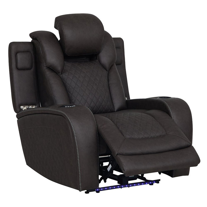 Wendell Power Motion Recliner with Storage, USB &amp; LED