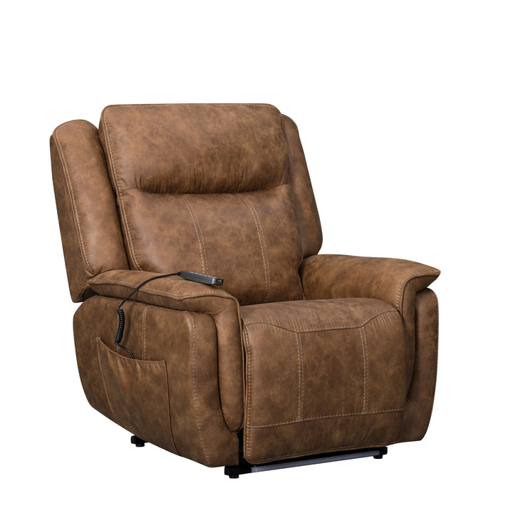 Kyra Auto Glider Recliner W/pwr Hr &amp; Fr-Saddle