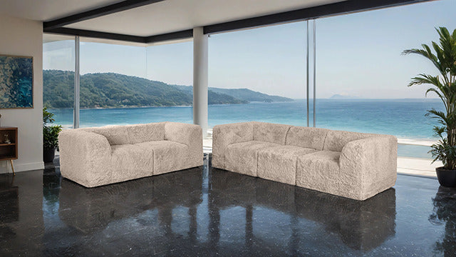 Nappi Loveseat, Taupe - view 3