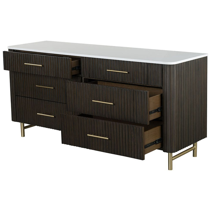 Clayten Dresser w/Marble Top – view 5