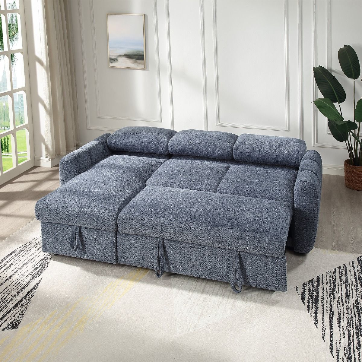 Nuriel Reversible Sectional Sofa w/Sleeper & Storage – view 2