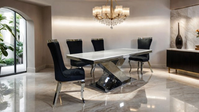 Basilicata Chair, Silver/Black - view 2
