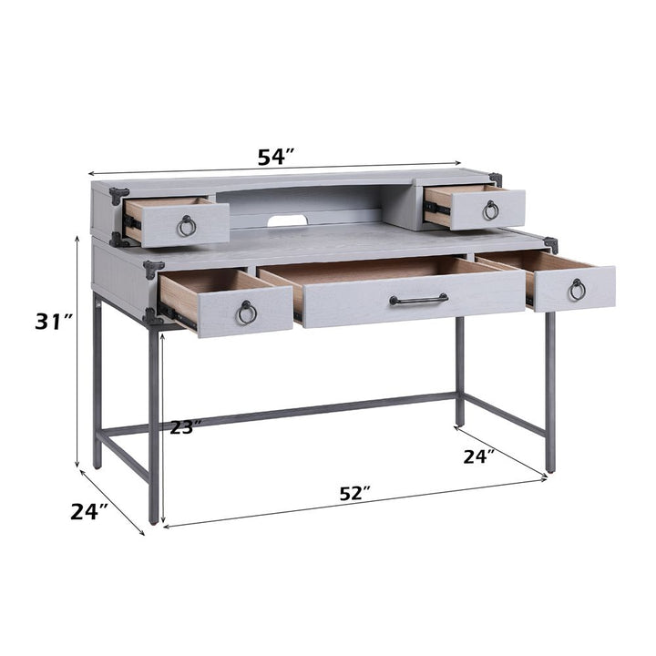 Orchest Writing Desk – dimensions diagram