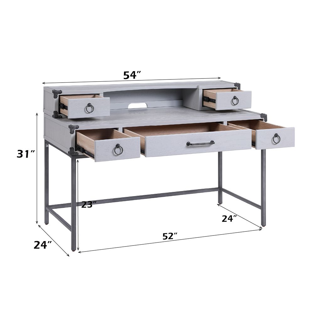 Orchest Writing Desk – dimensions diagram