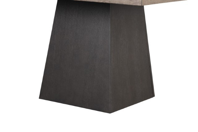 Broager 5 Pc Dining Table Set, Rustic Oak/Dark Walnut - view 5