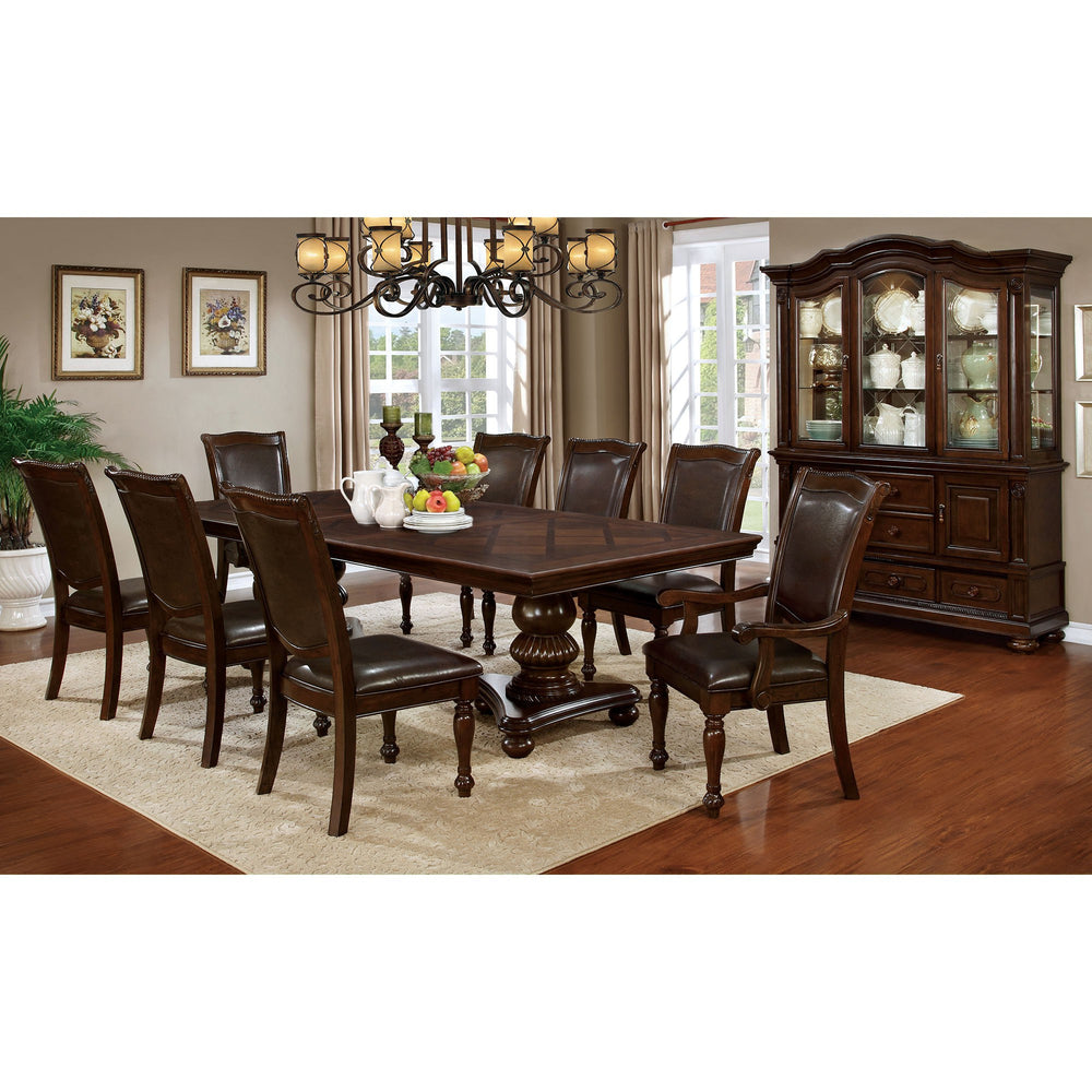 Alpena Dining Table, Brown Cherry - view 2