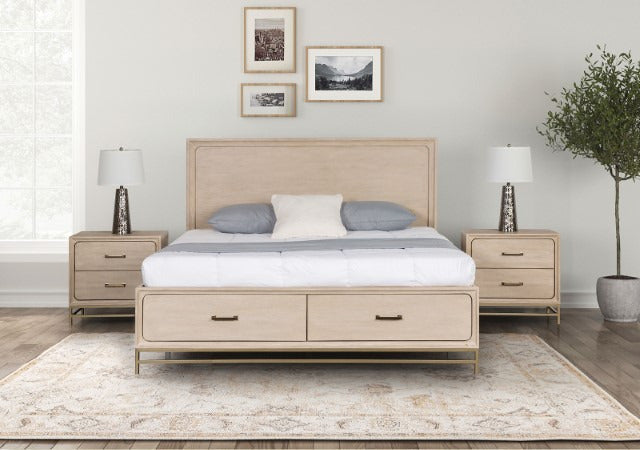 Sandnes Bed, Light Oak - view 4