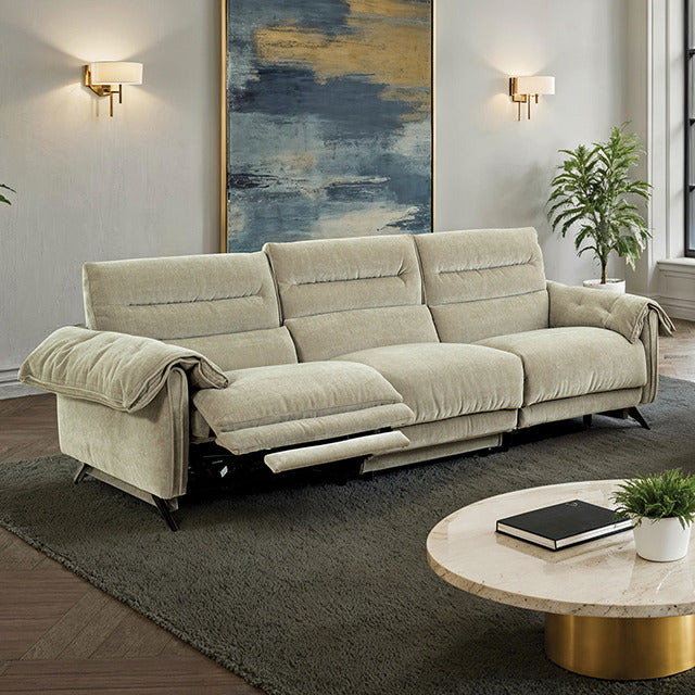 Morley Power Sofa, Taupe