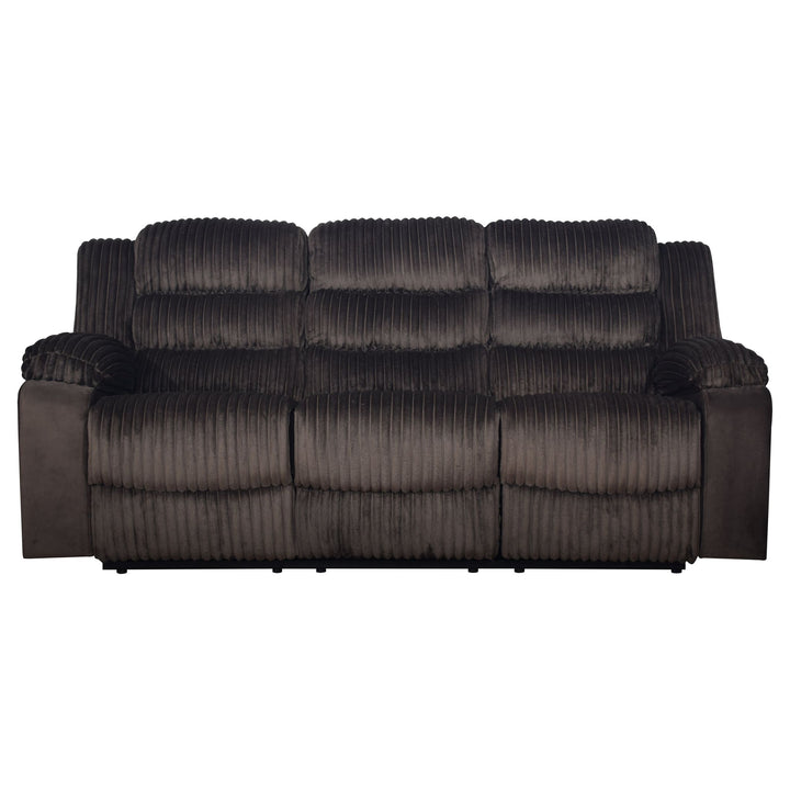 Willow Sofa W/dual Recliner-Brown