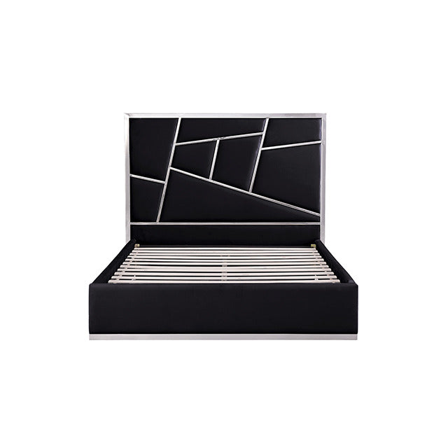 Bertoni Bed, Black/Chrome - view 2