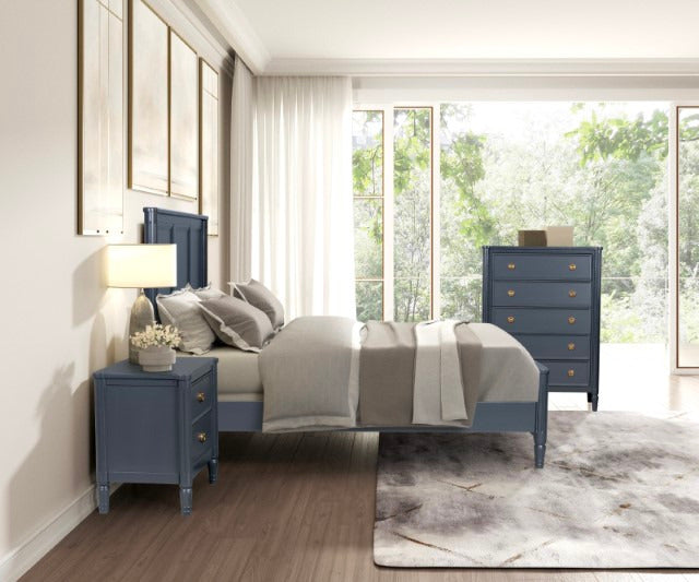 Altamira Bed, Malta Blue - view 4