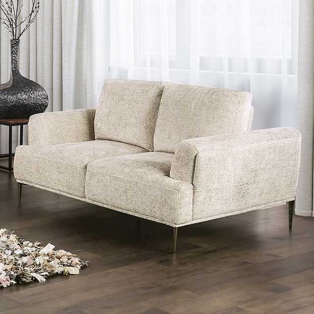 Gladbach Loveseat, Light Brown