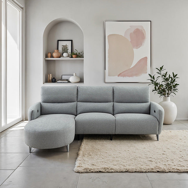 Galten Power Sectional, Gray - view 8