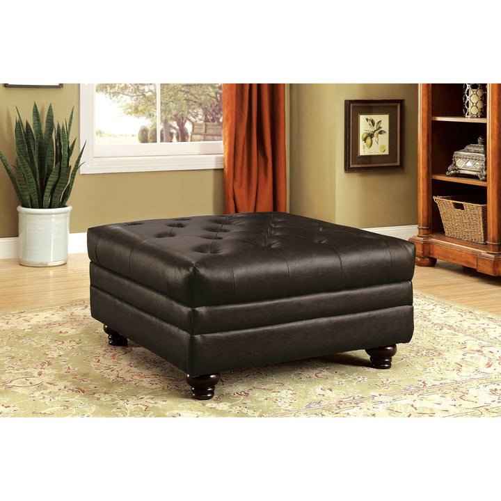 Stanford Armless Chair, Brown - view 4