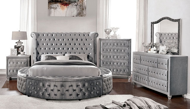 Sansom 4 Pc Queen Bedroom Set, Gray - view 3