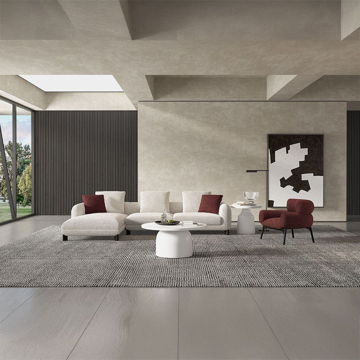 Mardi Sectional Sofa with 6 Pillows