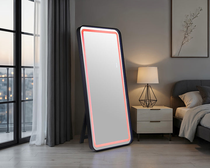 Katlyn Floor Mirror, Black - view 4