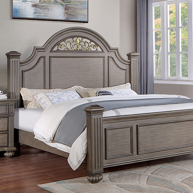 Syracuse 4 Pc Queen Bedroom Set, Gray
