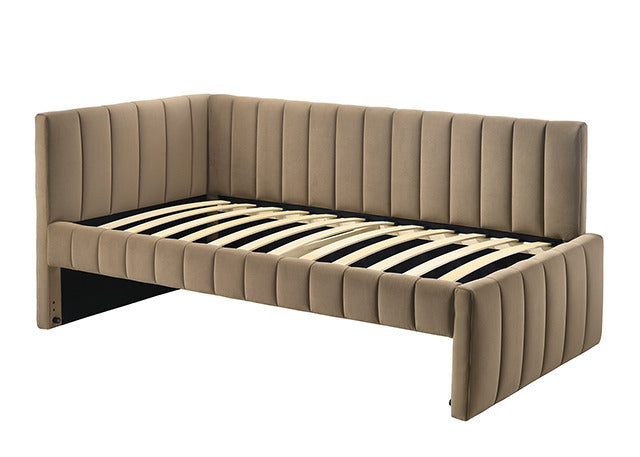 Nardi Twin Daybed W/ Trundle & Mattress, Brown
