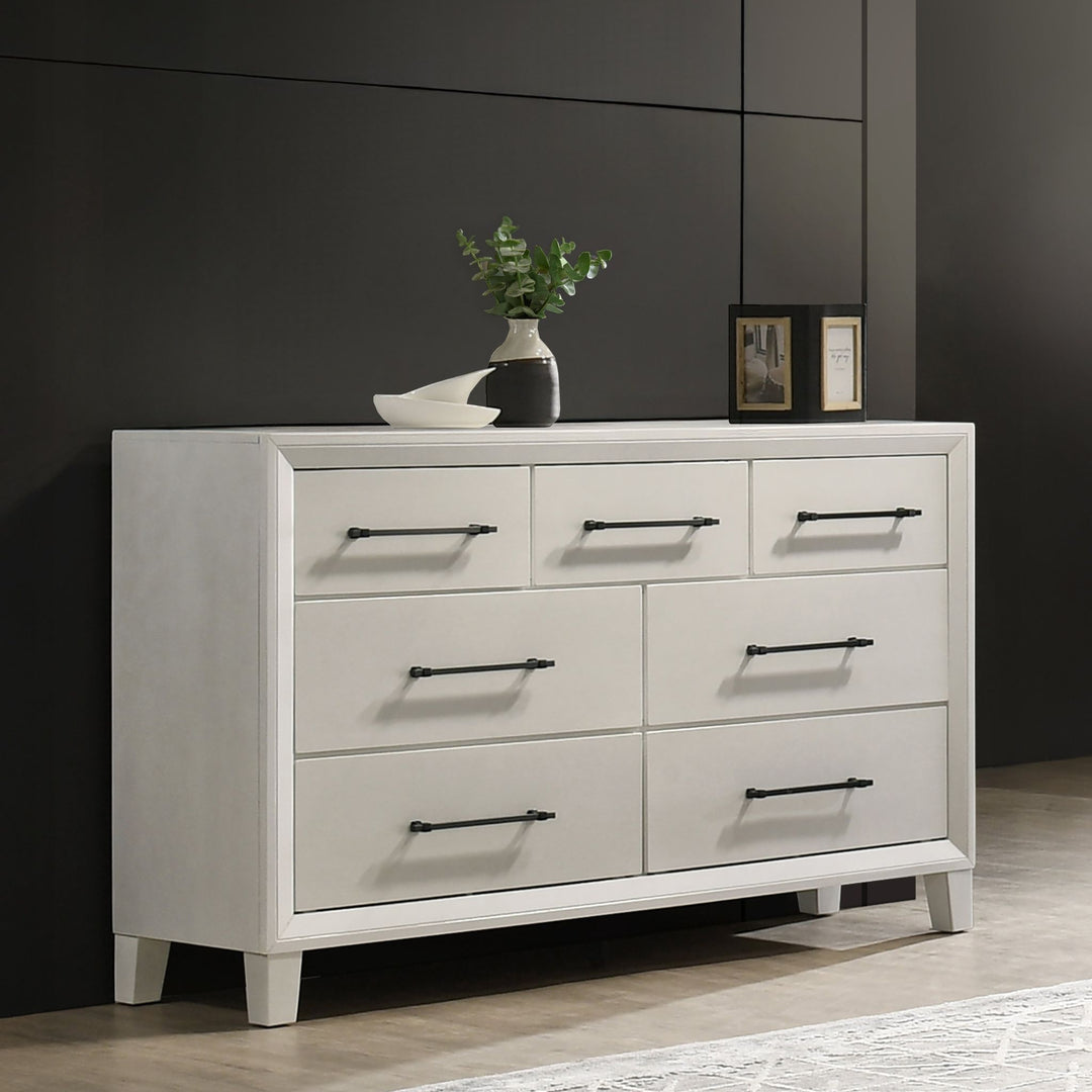 Ballard 7 Drawer Dresser-White