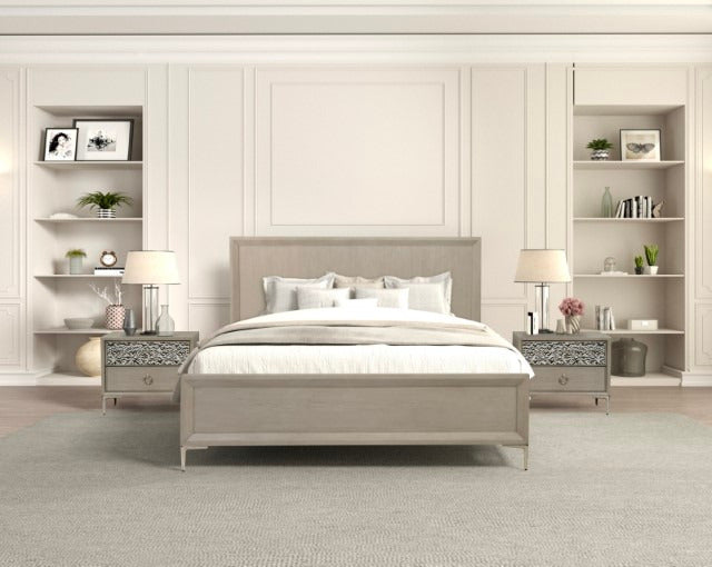 Bashford 5 Pc Queen Bedroom Set, Natural Oak - view 8