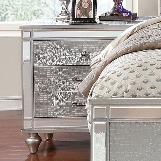 Brachium Night Stand, Silver