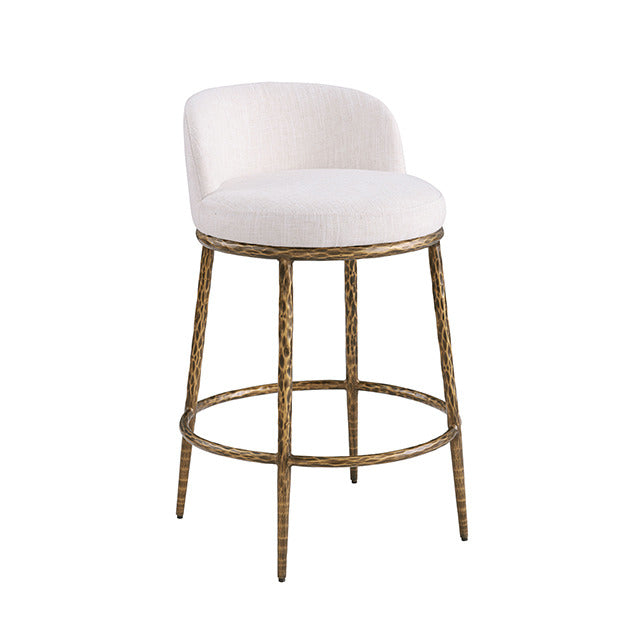 Rilva Counter Ht. Stool, Matte Gold