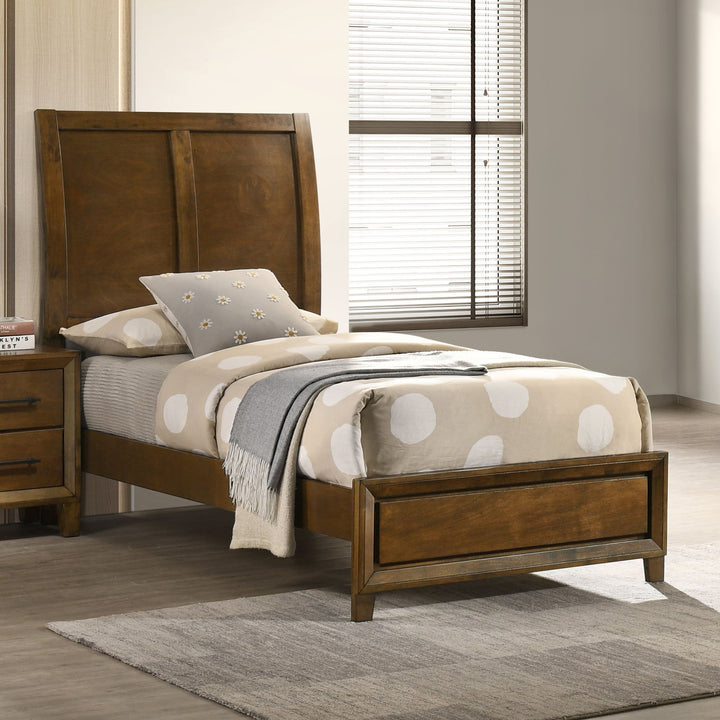 Ballard 3/3 T Headboard, Footboard &amp; Slat Kit-Walnut