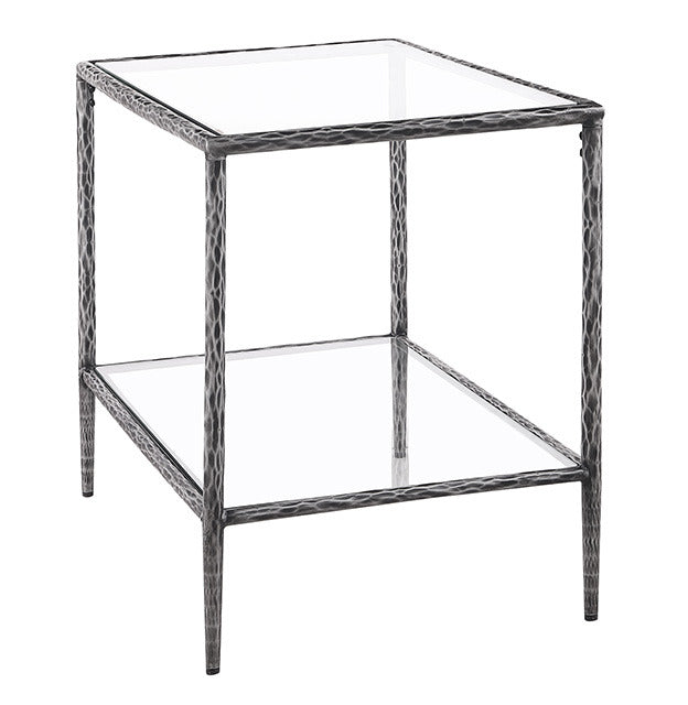 Helma End Table, Gunmetal - view 2