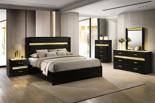 Lucida Bed, Black - view 4