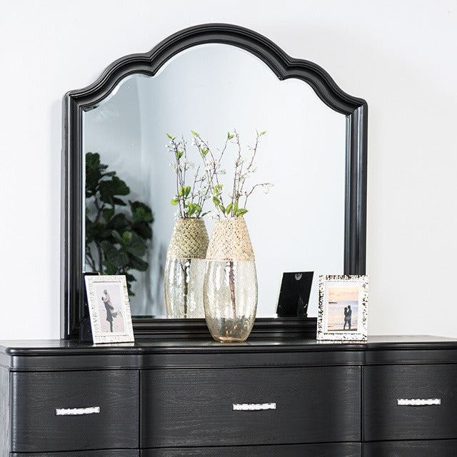 Melodi Parc Mirror, Black