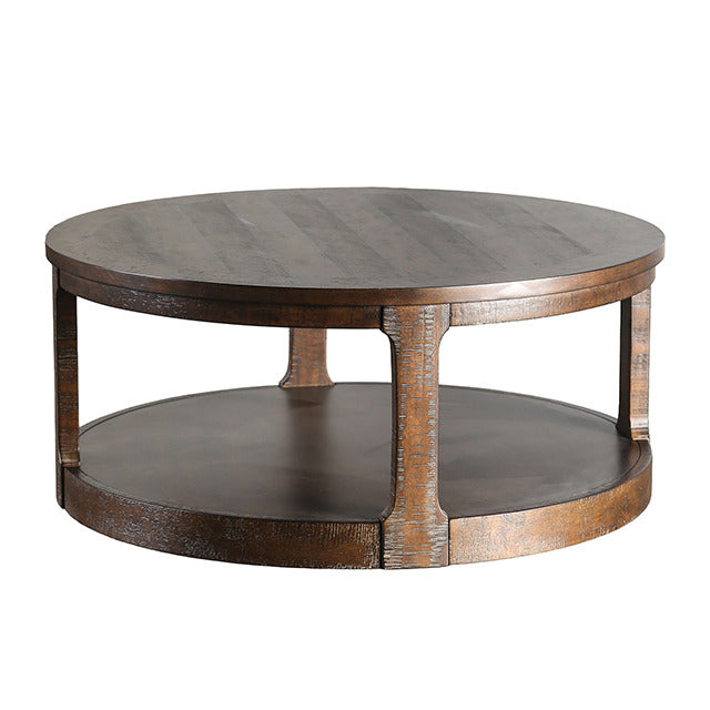 Hickory Coffee Table, Distressed Espresso